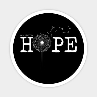 'You Deliver Hope' Food and Water Relief Shirt Magnet